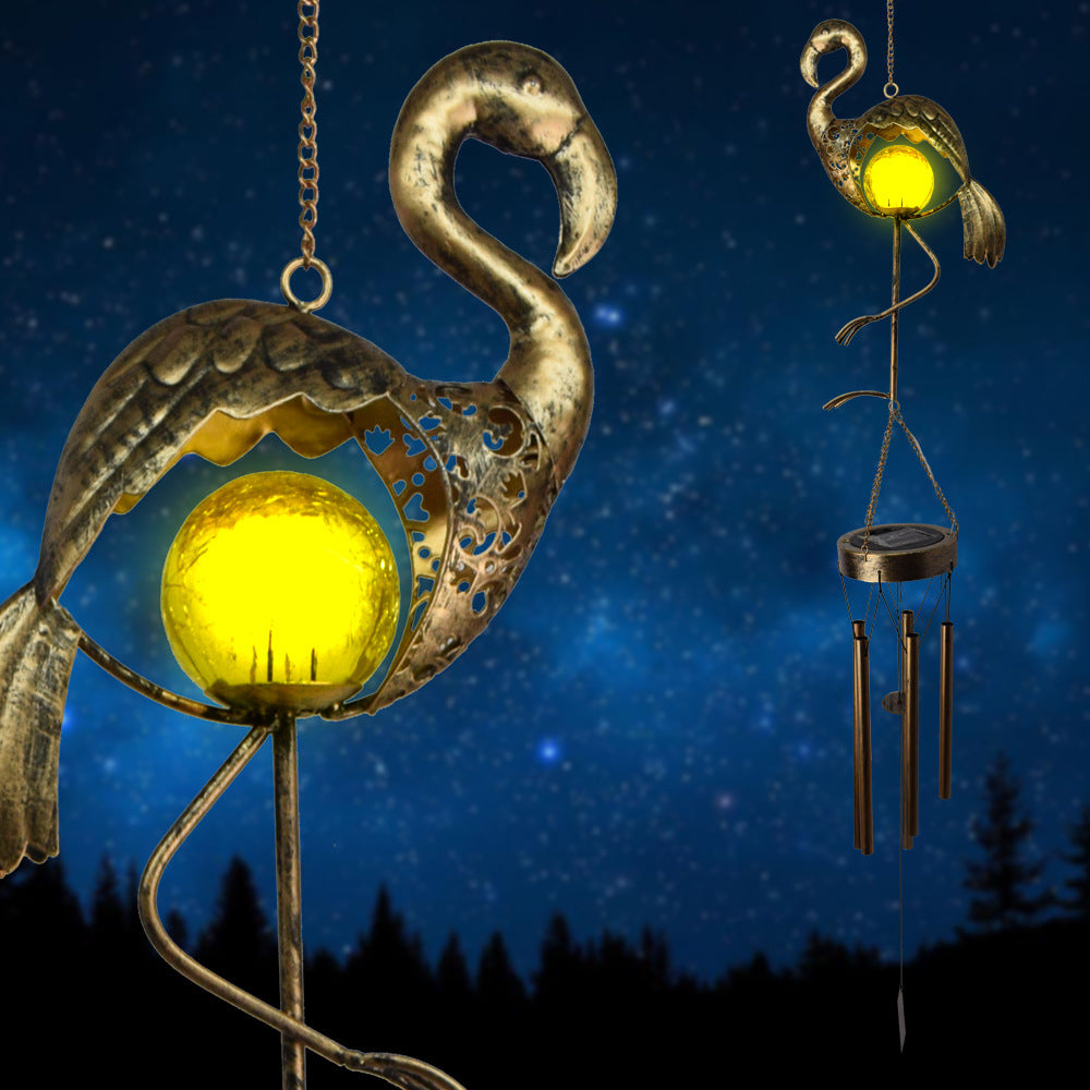 Solar Powered Sun and Moon Shaped Metal Pendant / LED Pattern Outdoor Decoration
