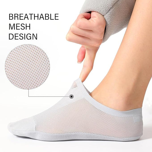 🔥Ultra Thin Liner Socks Non Slip ComBed Cotton No Show -sukat