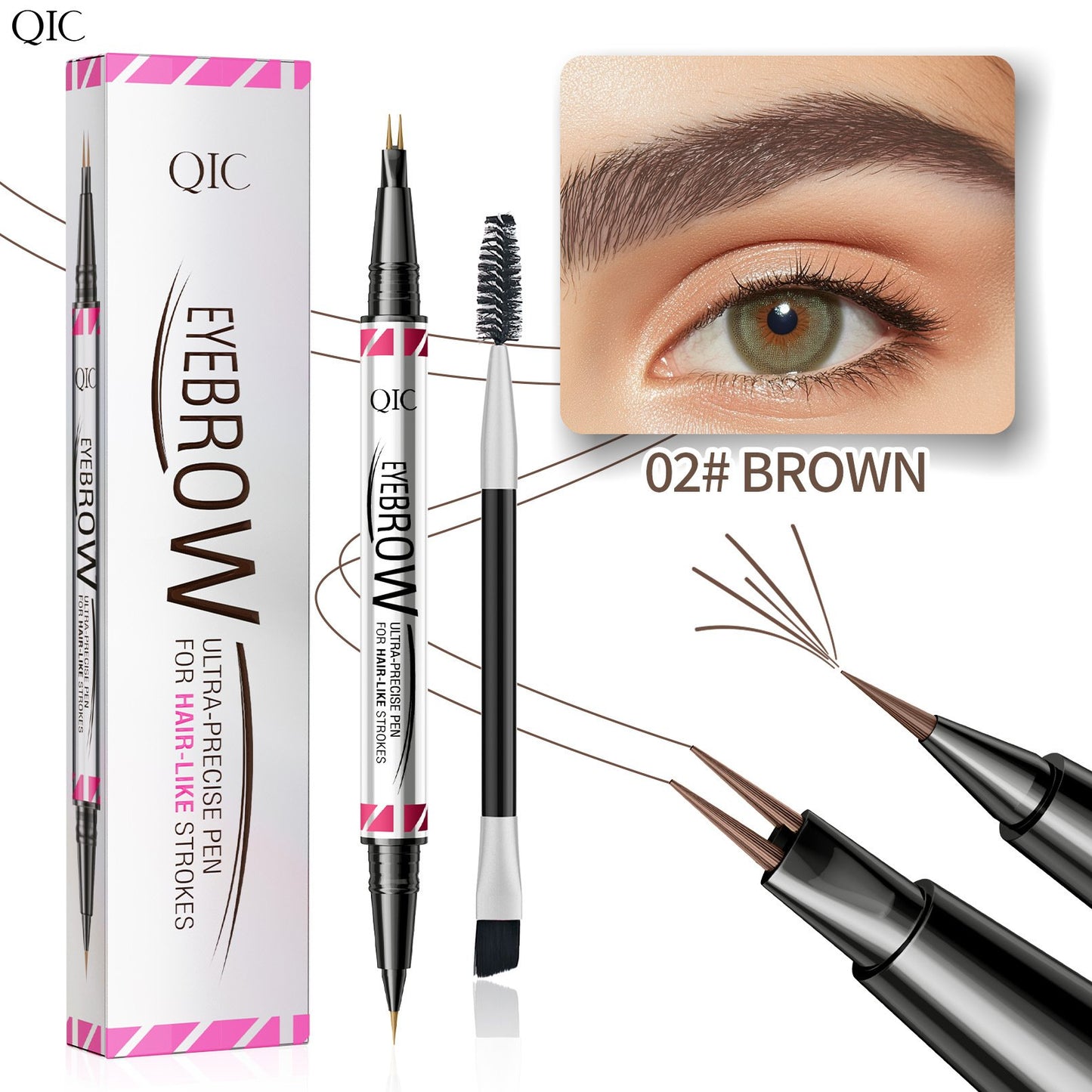 🎉✨3D Vedenpitävä Microblading Eyebrow -kynä