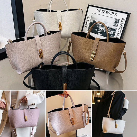 🌸Kuuma tarjous -50%🌸💎Naisten elegantti yksivärinen ranskalaistyylinen käsilaukku