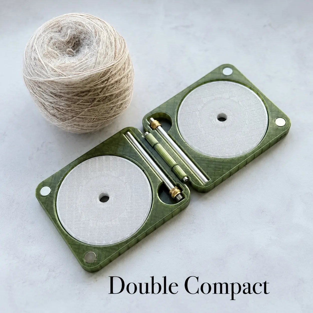 🧶 Porte-pelote portable pour le crochet et le tricot