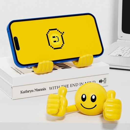 😊Hymiöllinen peukku ylös -puhelin- ja tablettiteline