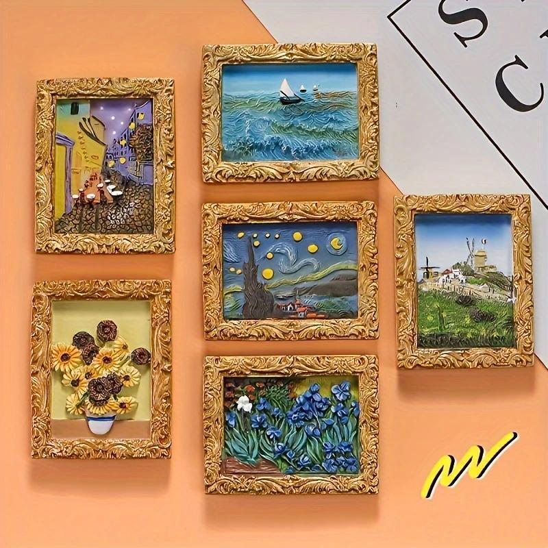 🎨Viimeinen päivä myynti 49% POIS💖Van Goghin inspiroima jääkaappimagneettisarja