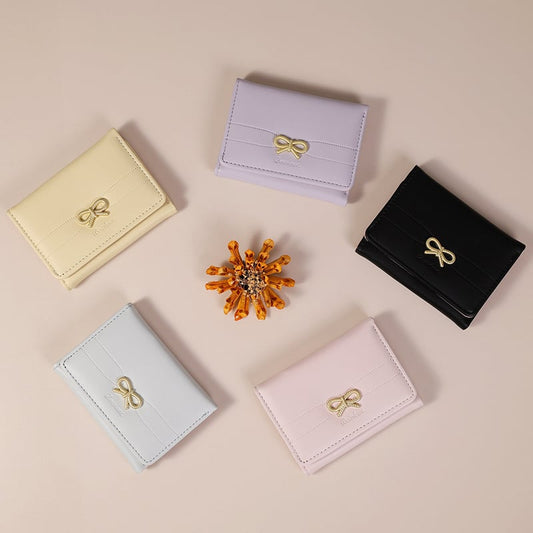 🎀 Söpö Flirty Bow Pieni lompakko👛