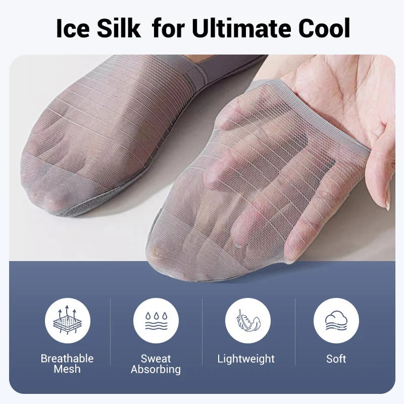 🔥Kesän jääsilkkiset näkymättömät sukat🧦- Viileät ja hengittävät❄️