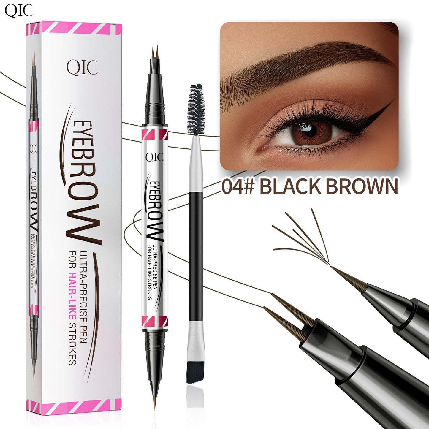 🎉✨3D Vedenpitävä Microblading Eyebrow -kynä