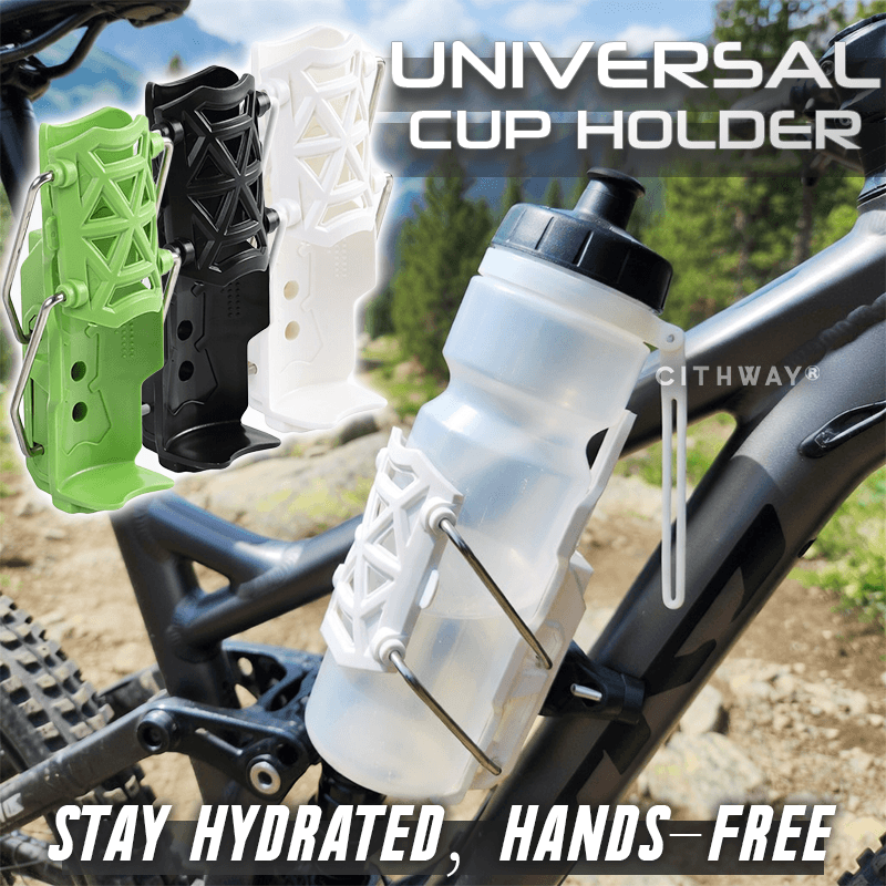 Porte-gobelet universel pour vélo, rotatif à 360° et sans perçage