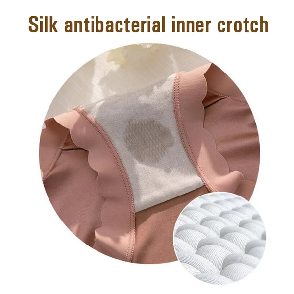 ( 🎁 2025 uudenvuoden kuuma myynti 70% pois🎁) Pay1 Get 2 (3pack) Premium Satin Antibakteerinen Ice Silk Kosteutta imevät pikkuhousut