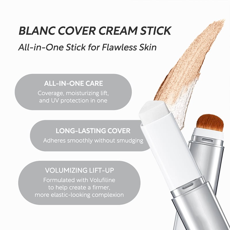 🎁🎉Tutustu Blanc Cover Stick V -tuotteeseen – kaikki tarvitsemasi kauneudenhoidossa yhdessä tuotteessa!