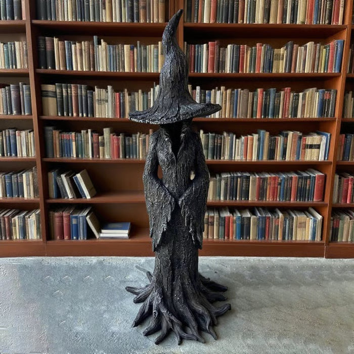 🔥LAST DAY 49% OFF - 🧙‍♀️💫Käsin maalattu lumoava noita-patsas: (✨Sama kuin videolla).