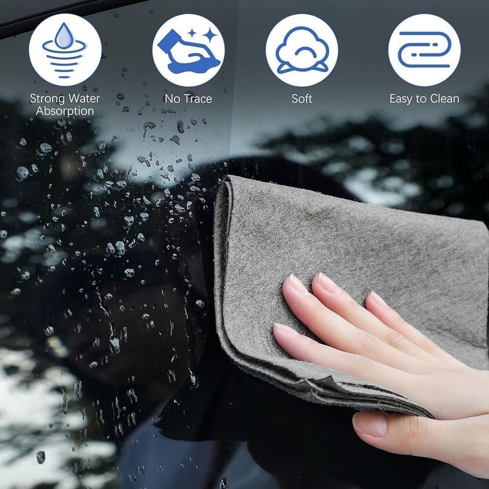 ✨Streak-Free mikrokuituliina - erittäin imukykyinen 11.8" × 11.8" Lint-Free Cleaner - puhdistusaine