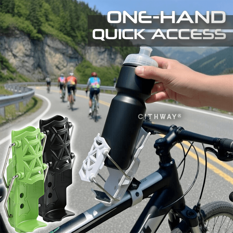Porte-gobelet universel pour vélo, rotatif à 360° et sans perçage