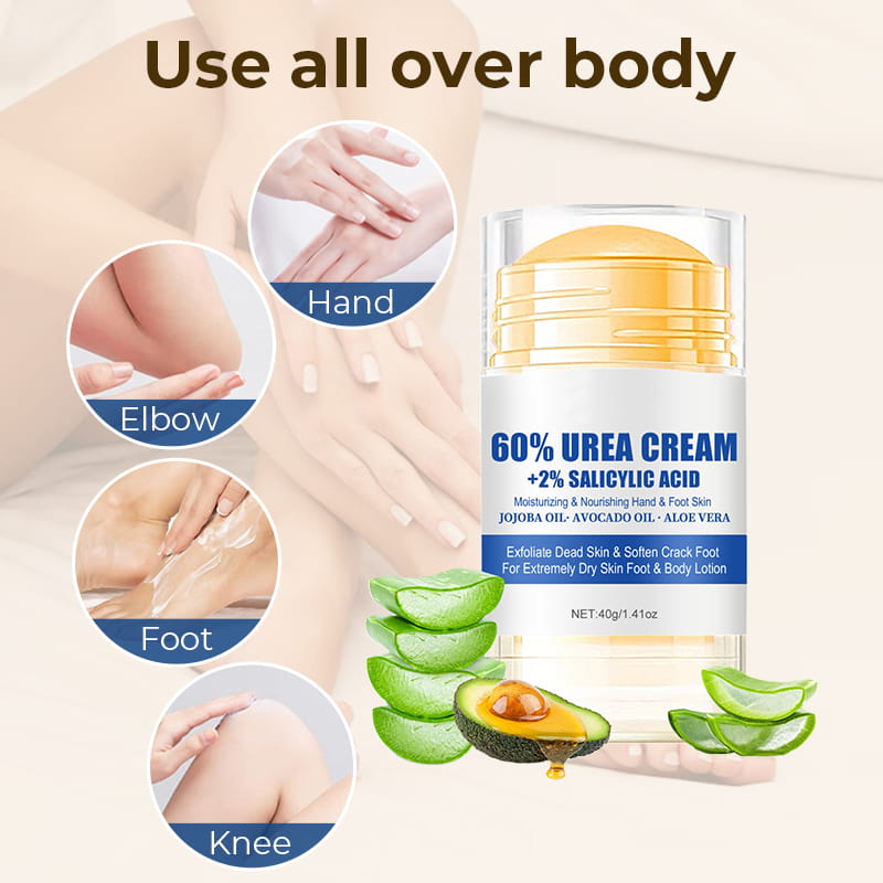 Crème hydratante et anti-gerçures pour les pieds