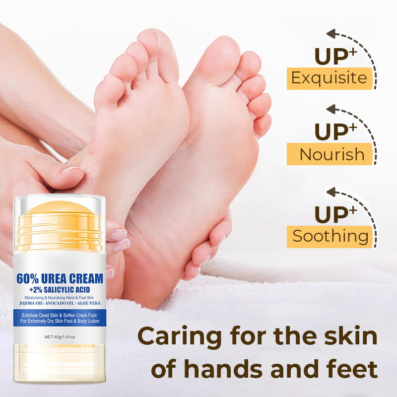 Crème hydratante et anti-gerçures pour les pieds