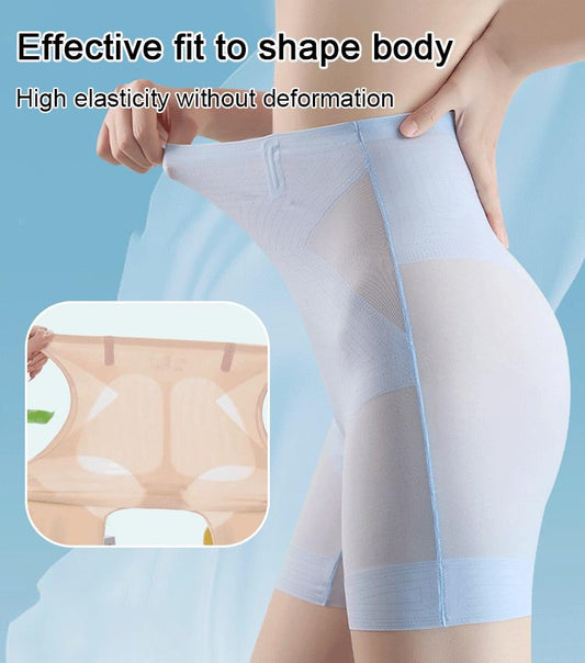 ✨New Arrival✨Ultra-ohut Ice Silk korkea vyötäröinen vatsa Tummy Tuck Ei jälkiä kehon muotoilu 3 in 1