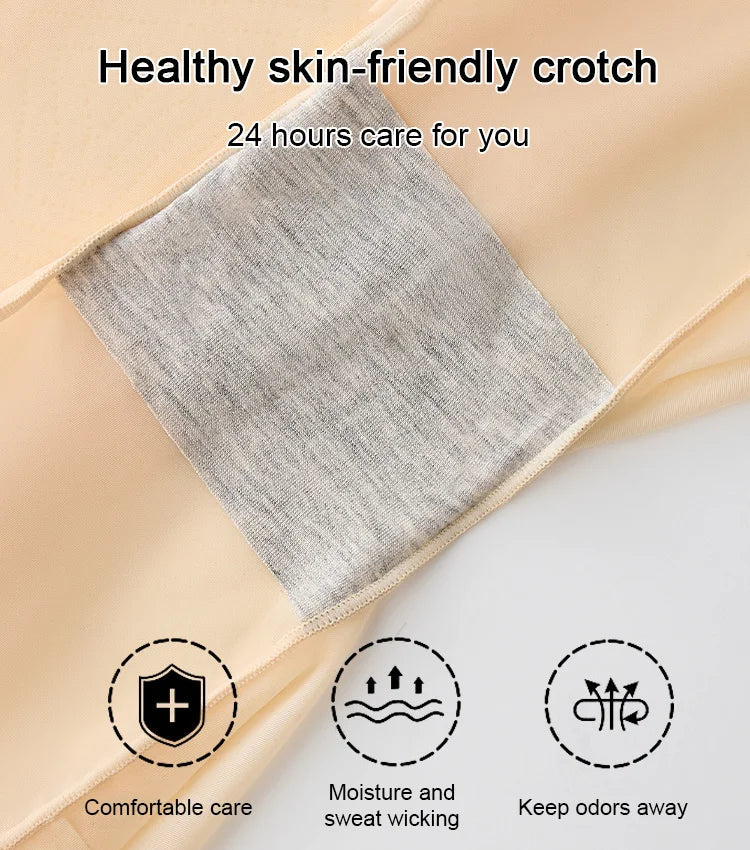 ✨New Arrival✨Ultra-ohut Ice Silk korkea vyötäröinen vatsa Tummy Tuck Ei jälkiä kehon muotoilu 3 in 1