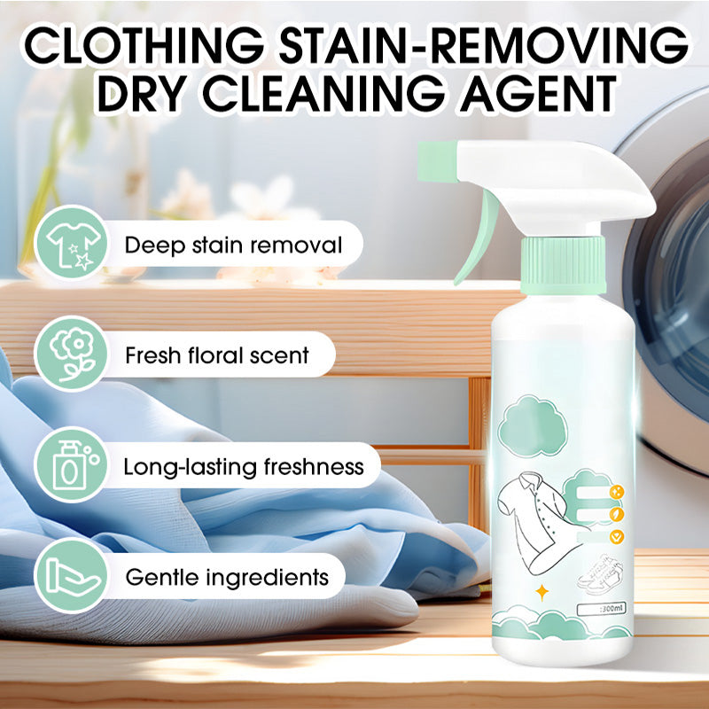 ✨ Agent de nettoyage à sec professionnel pour vêtements - Rafraîchit instantanément les costumes, élimine les odeurs et les plis, sans eau ni machine. 🚀💼