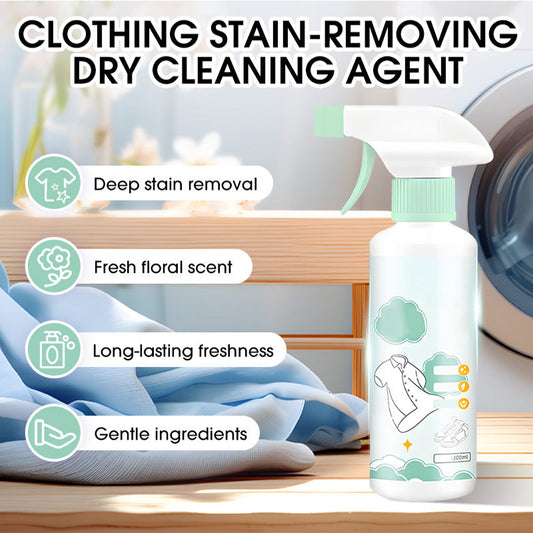 ✨ Agent de nettoyage à sec professionnel pour vêtements - Rafraîchit instantanément les costumes, élimine les odeurs et les plis, sans eau ni machine. 🚀💼