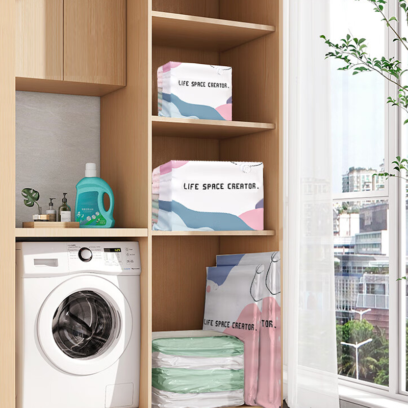 Grands sacs de rangement sous vide pour la compression – sans pompe