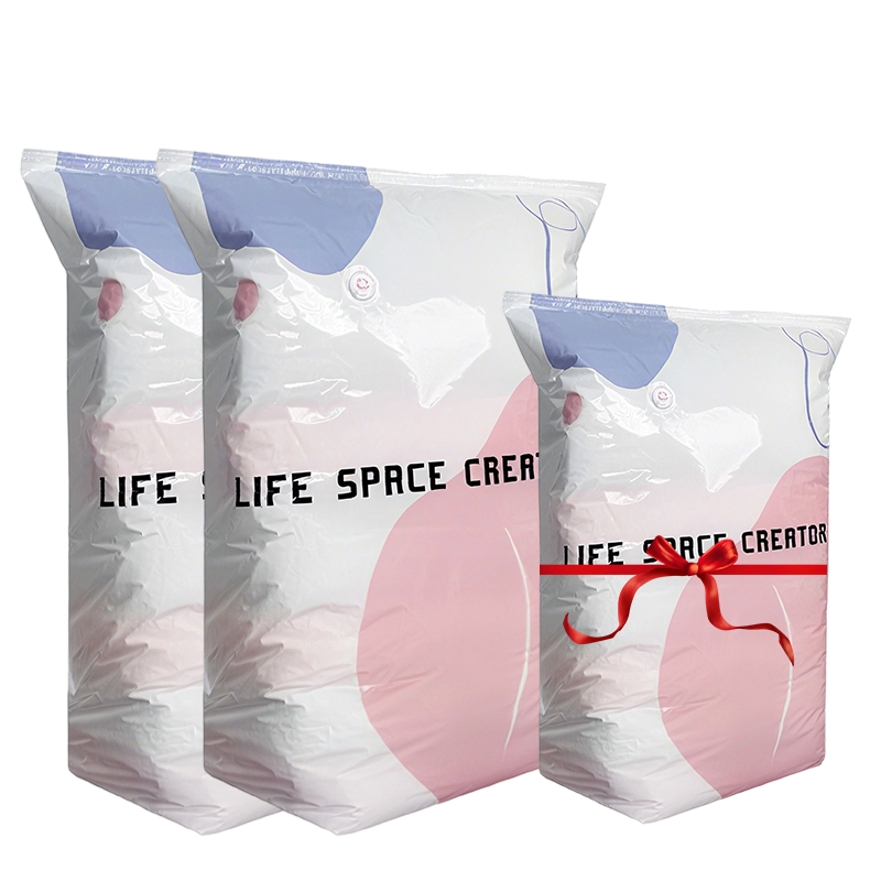 Grands sacs de rangement sous vide pour la compression – sans pompe